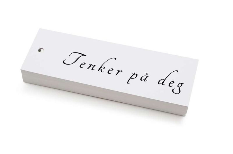 Tenker på deg | 5x15 cm