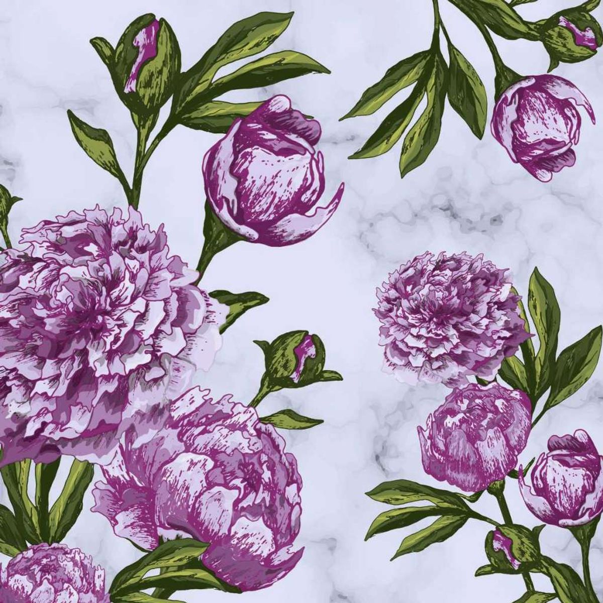 Servietter, Lovely peonies, vanlig
