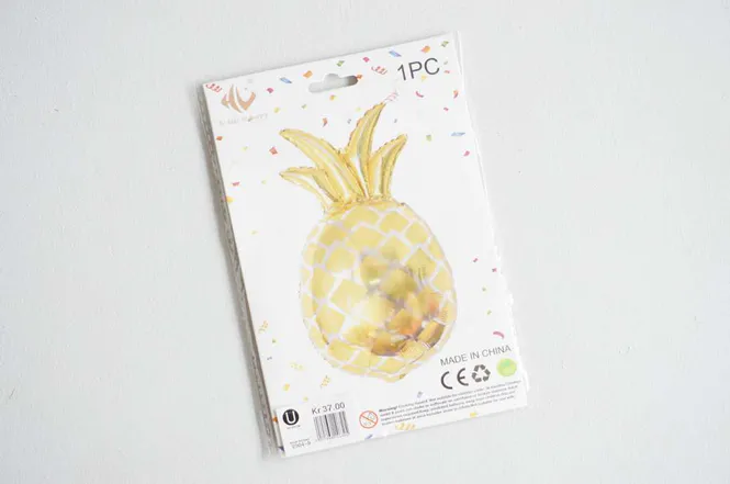 Hovedbilde Ballong, ananas, 48x80 cm