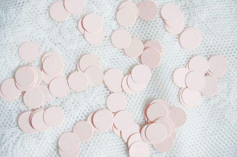 Konfetti, 1,5 cm, 200 stk, rosa