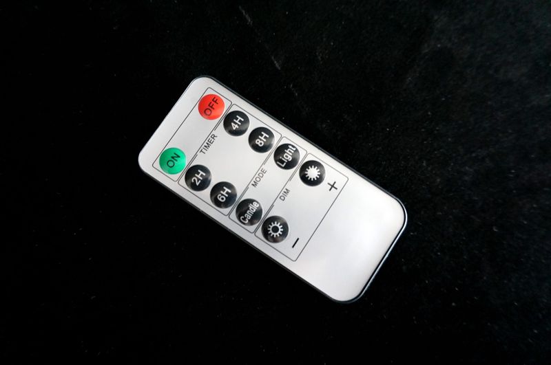 2 stk LED stearinlys, hvit