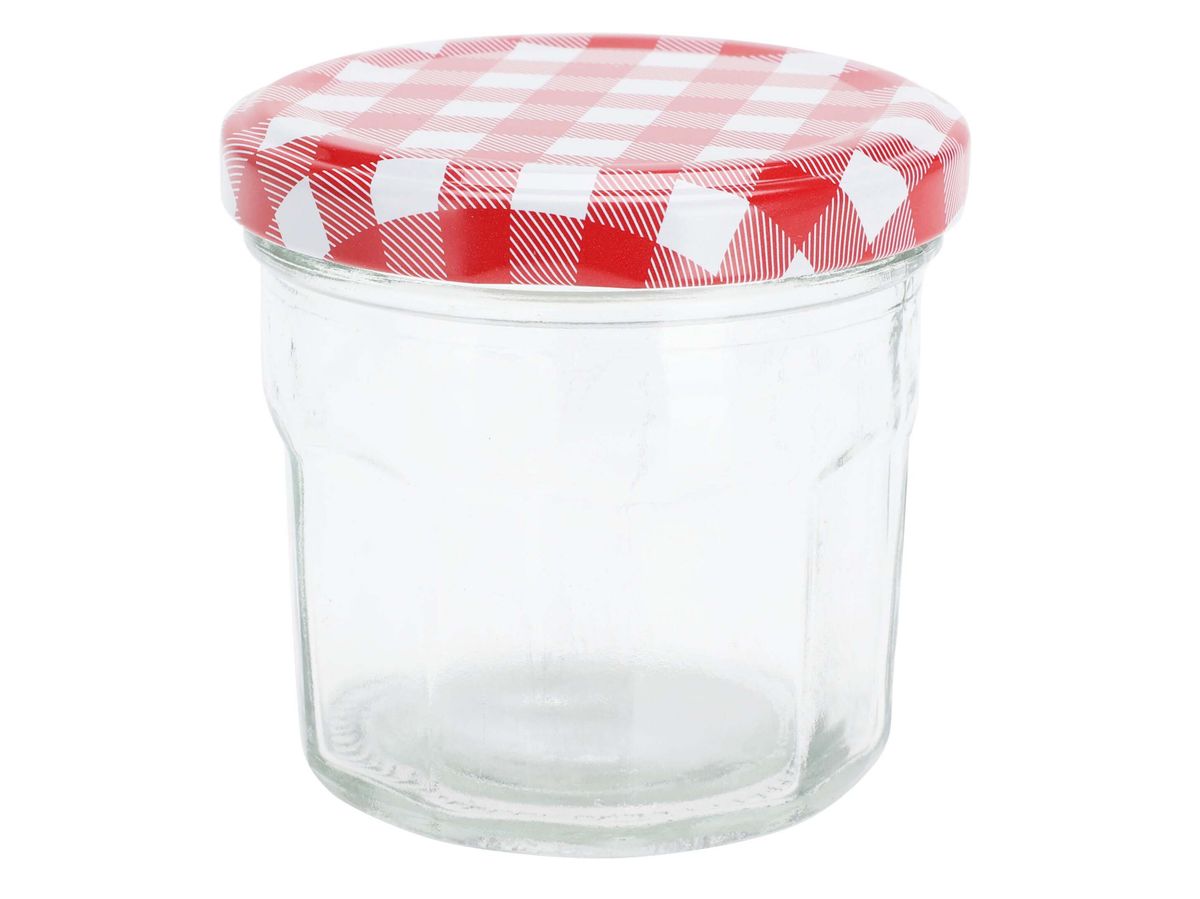 Glasskrukke med metallokk  160ml