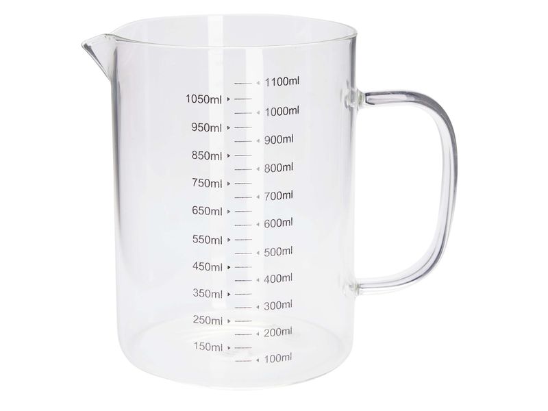 Målemugge i borosilikatglass  1000ml