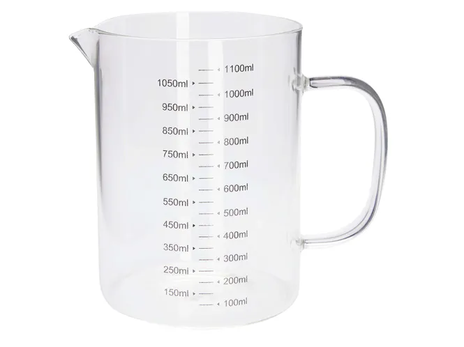 Hovedbilde Målemugge i borosilikatglass  1000ml