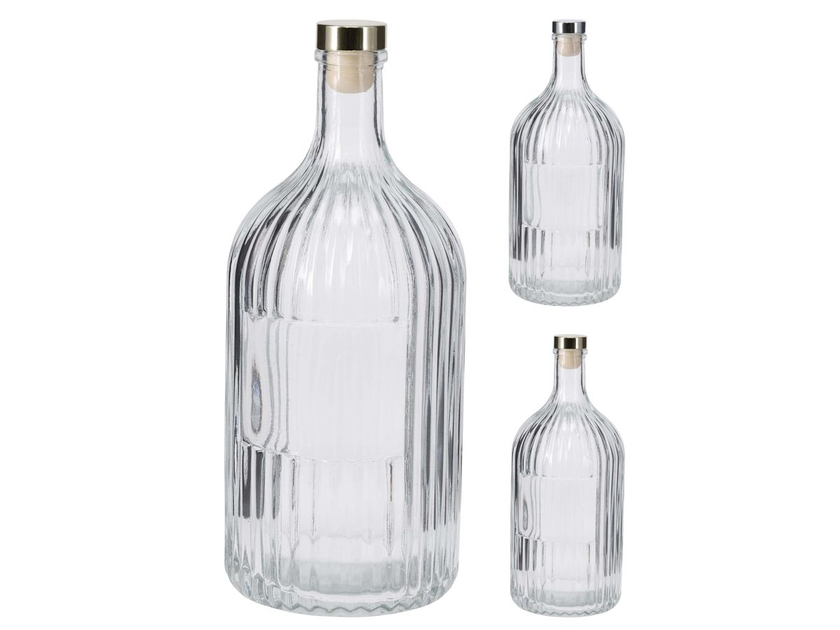 Vannflaske i glass  1000ml